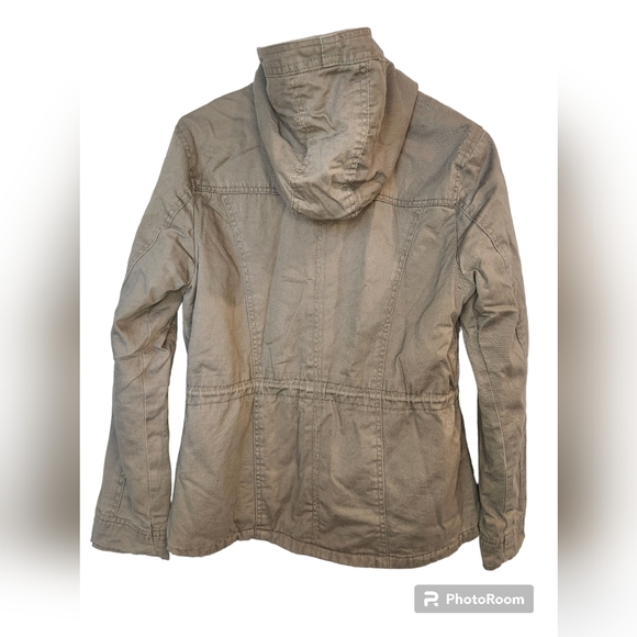 ASHLEY BY 26 INTERNATIONAL  Size Medium gray utility jacket. Fully lined - Picture 6 of 7